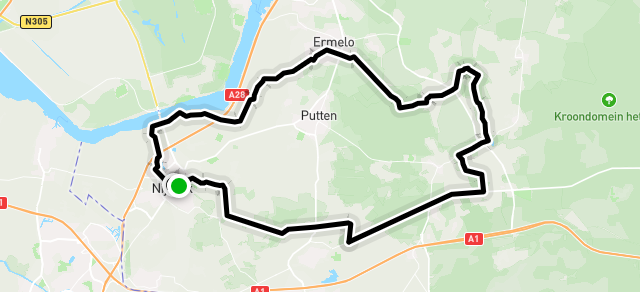 achter de kazerne kort 61 km