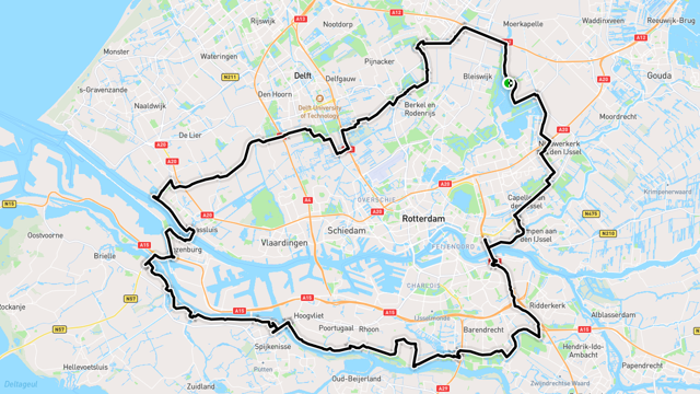 Ride image for omloop Rotterdam 120km-2022