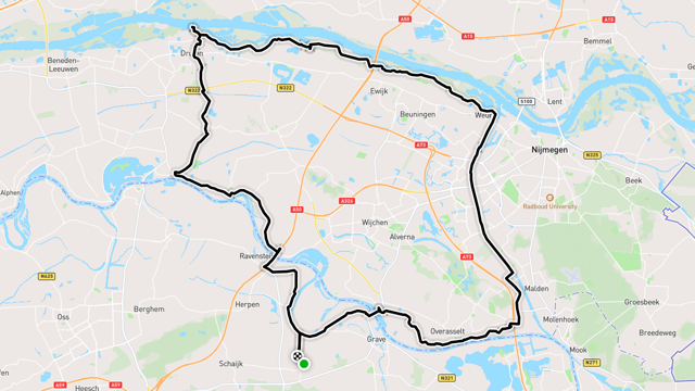 Ride image for 70 km Druten - koffie op 45 km