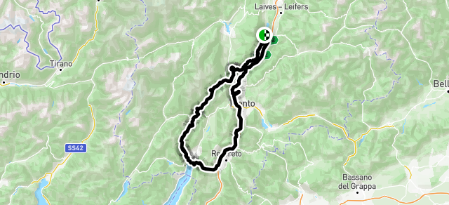 Ride image for 18 - Gardasee Über Molveno Passo Ballino on GPSies.com