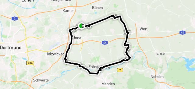 Ride image for #4 Leicht wellig nach Süd-Osten (Colorado) 57km 340HM