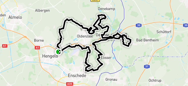 Ride image for Paastoertocht 98km (Let op, voorrijders groep)