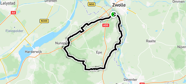Ride image for B en waarschijnlijk A groep TCH  naar Vaassen 