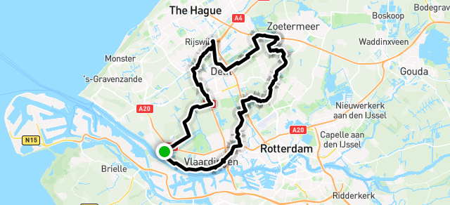 Ride image for Zondag 72 km