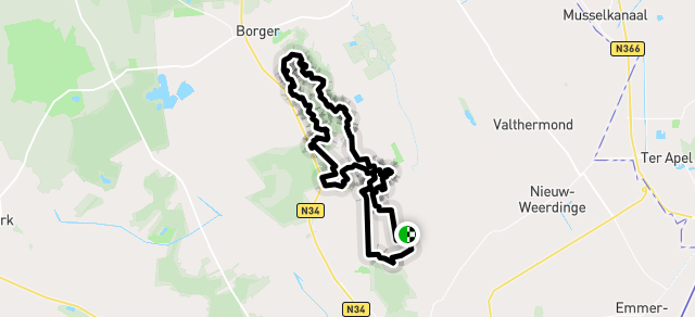 Ride image for Hunebed Highway MTB toertocht 35 km