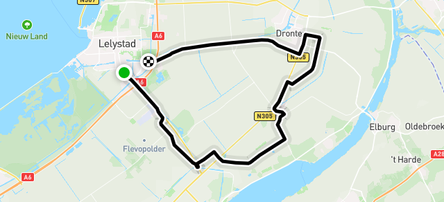 Ride image for TCF 3 leuk rondje Dronten