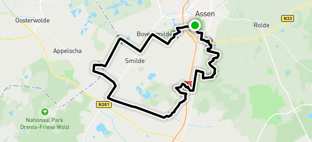 Ride image for Rode Diesel 26 groep 49 km Oranje