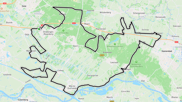 Ride image for ZoZ Ontwakingstocht 100 km