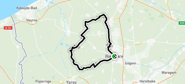 Ride image for Zondagrit B-team - Wijnendale Weekend Dag 2 - 75 KM