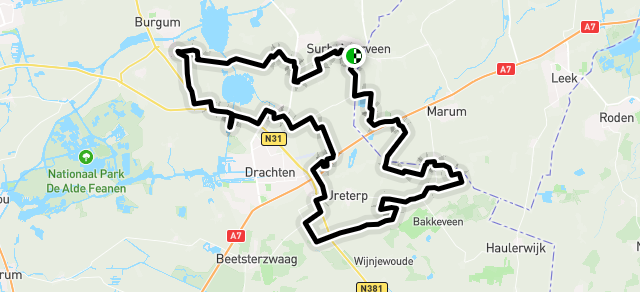 Ride image for TFCS Nieuwjaarsrit 2026 - Race - 75 km