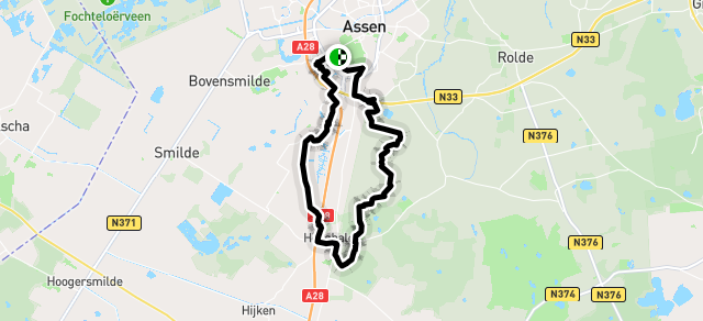 Ride image for Retourtje Hooghalen