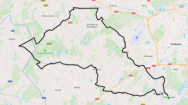 Ride image for 86(43) Esbeek, café Schuttershof 10.30h