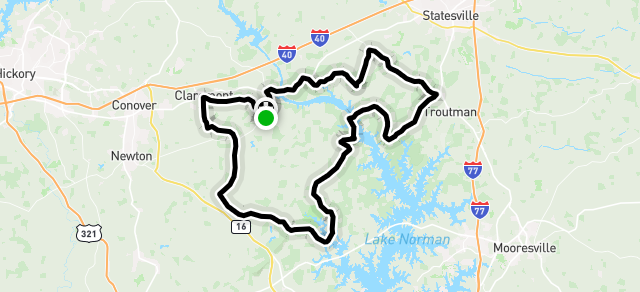Ride image for Jim’s 53 mi Catawba Troutman