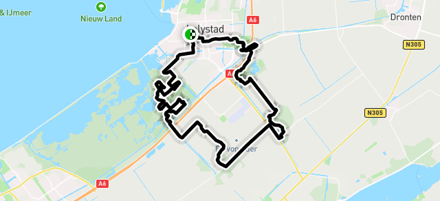 Ride image for 57km Gravelrit Zuid-Oost Lelystad