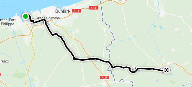 Ride image for Dunkirk > Ypres (Short)