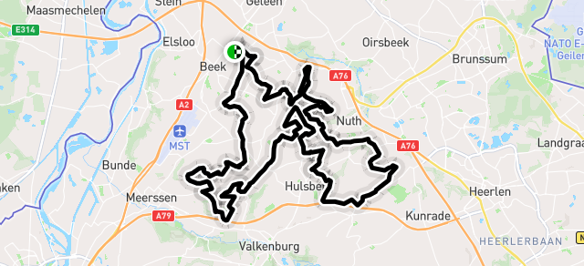 Ride image for Route WK Gravel 2025 in Zuid-Limburg - 57.0 km