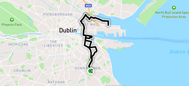 Ride image for CBR Donnybrook and Dublin Port Greenways