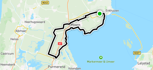 Ride image for langs het markermeer