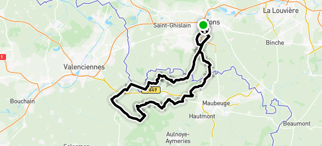 Ride image for Black&Bike Tour 100 km