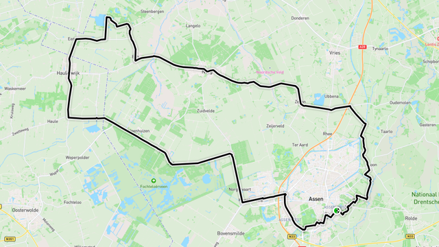 Ride image for 60 km rondje Amerika 