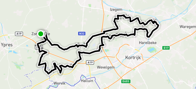 Ride image for ooigem 95km 304hm