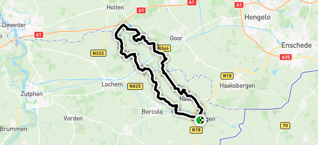 Ride image for 62 km TCE-weg ri Markelo track 2024