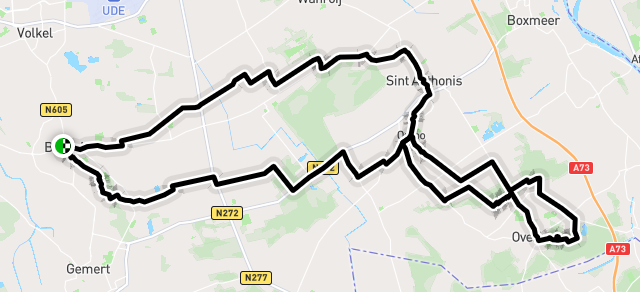 Ride image for Oploo Overloon Oploo 61 km