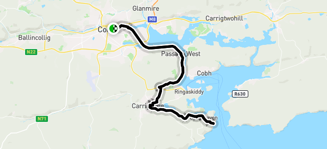 Ride image for 🏳️‍⚧️ QBR 🏳️‍🌈 Cork to Crosshaven CBR