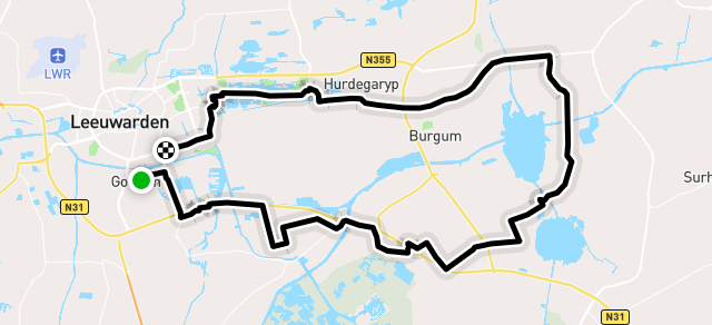 Ride image for RACE - Dinsdagavondrit, 19.00 uur, ca. 60 km (A Groep)