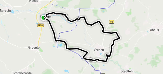 Ride image for 53 km TCE FT rondom Vreden