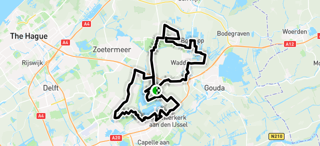 Ride image for Jumbotocht 80km - 2 lussen van 40km