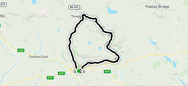 Ride image for Monday Evening. Appletreewick/Linton 