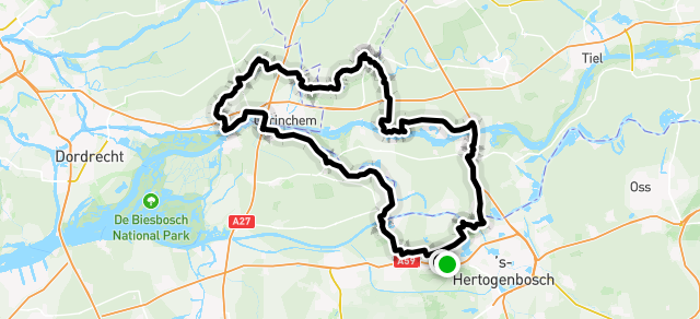 Ride image for Zondag 4 aug:  N-110 Waterrondje