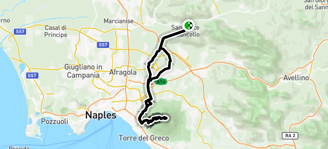 Ride image for giro Vesuvio