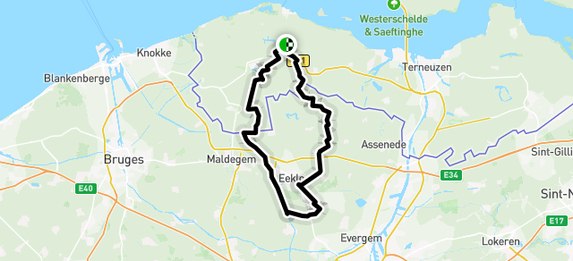 Ride image for Waarschoot 72 km