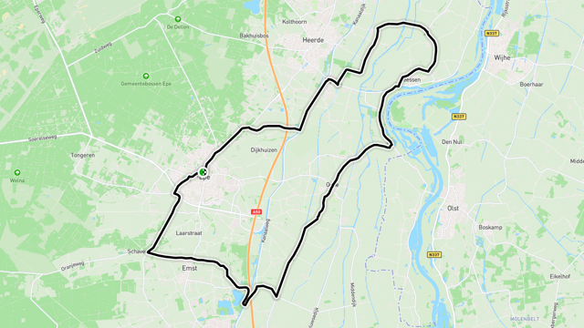 Ride image for Route 3    35  km Epe-Veessen-Emst-Epe
