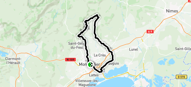 Ride image for Les Samedis de SAMA CT - groupe avancé - Direction Pic St Loup