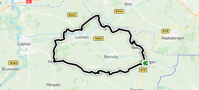 Ride image for Dames rit 71,5 km TCE FT rit Vorden 5 mei 2024