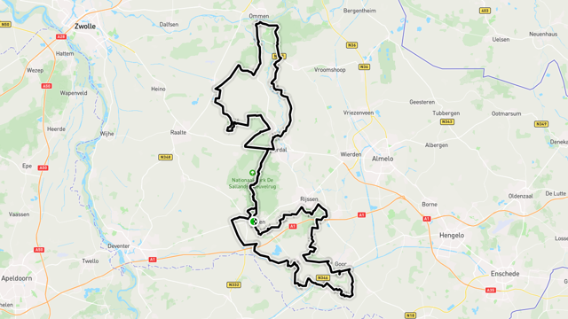 Ride image for Holterbergtoertocht 150 km + 600 hm