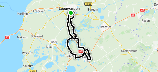 Ride image for Race - Zondagmorgenrit, 9.00 uur, ca. 90 km (A Groep)