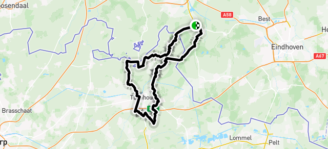 Ride image for Hilvertocht 90 km, zie beschrijving.