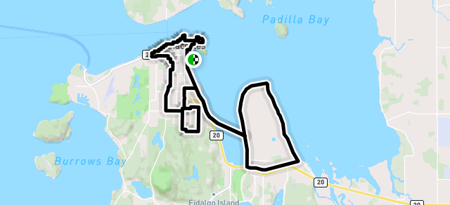 Ride image for Anacortes Loops with March's Point 23.4 miles 780 feet