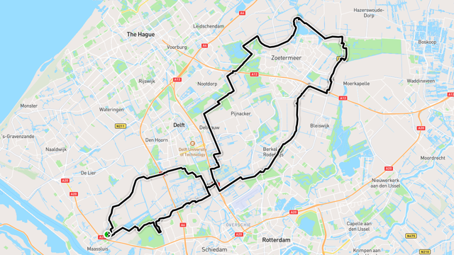 Ride image for KWF Maasland route - 80 km 