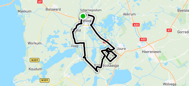 Ride image for 04-08-25; groep 2/3; 59 km; Zuid