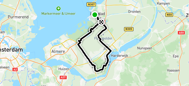 Ride image for Groep 2, rondje Trekweg - Grote Trap - Zeewolde