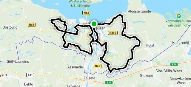 Ride image for Toertocht "8 van Terneuzen" (START MARKT) 