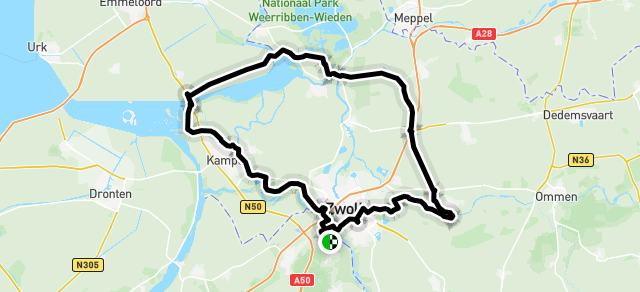 Ride image for TCH  B groep Ramspol - Zwartsluis - Dalfsen