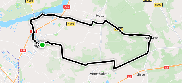 Ride image for stoneroom kort 45 km  (groep 5)