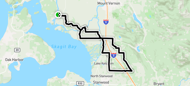 Ride image for TEST   (LA CONNER) LA CONNER SOUTH LOOP- 39.5Miles 1100 FT.