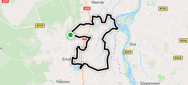 Ride image for Route 42a   35Km Epe-Heerde-Nijbroek-Emst-Epe
